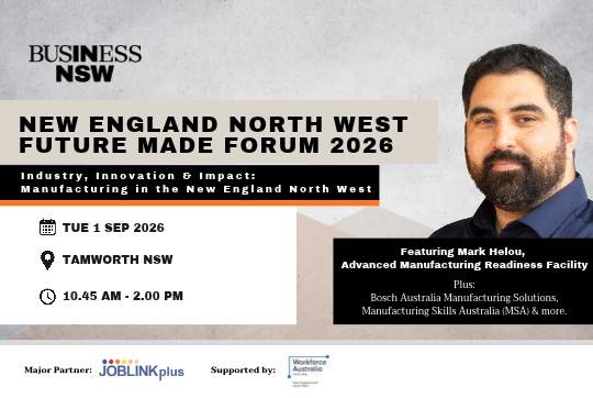 New England North West Future Made Forum 2026