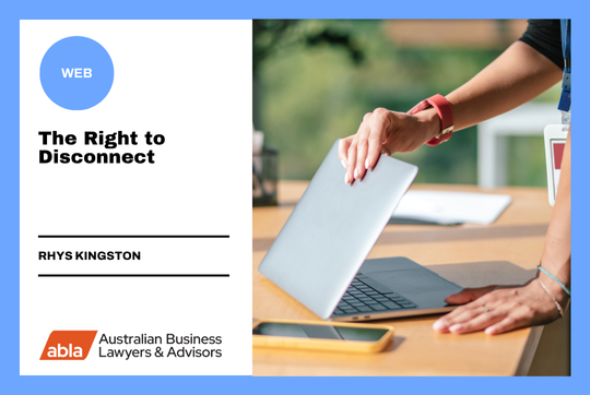 The Right to Disconnect 